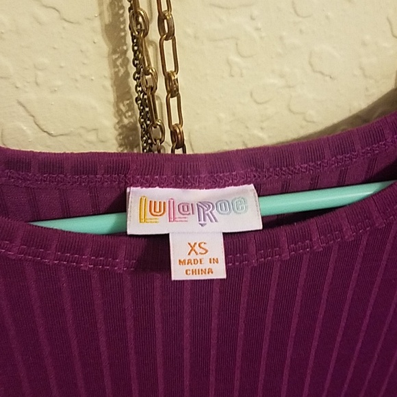 Ribbed Magenta Carly Dress - Picture 3 of 4